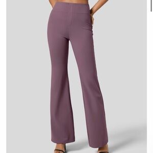 HALARA Women's Flare Pants in Mauve